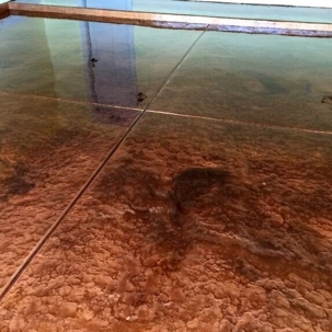 epoxy coating in brown